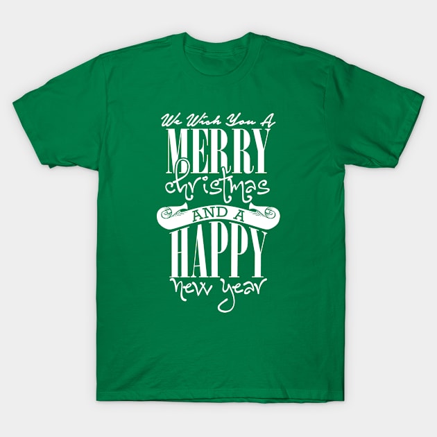 We wish you a Merry Christmas and a Happy New Year T-Shirt by nektarinchen